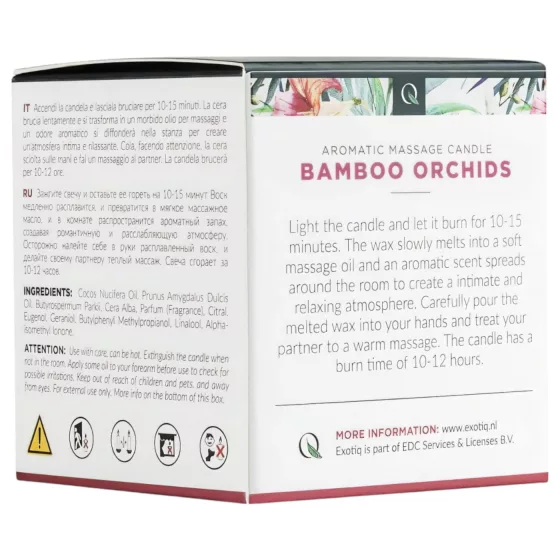 Exotiq Bamboo Orchids - massage candle (60 g)