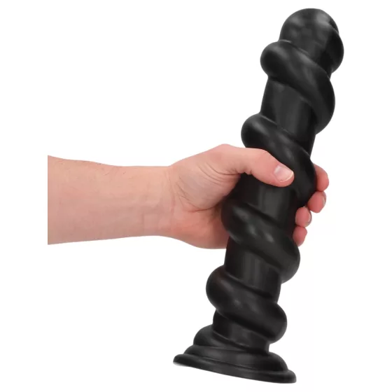 Ouch! Hole Driller - giant anal plug (black) - 31.5 cm