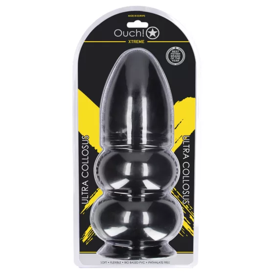 Ouch! Ultra Collosus - extra‑large anal plug (black) - 33 cm