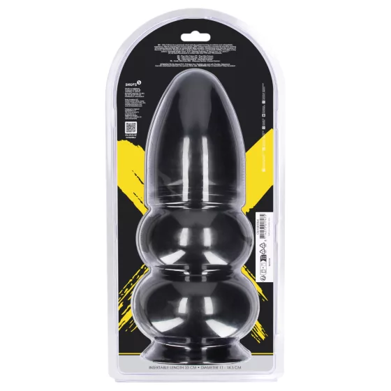 Ouch! Ultra Collosus - extra‑large anal plug (black) - 33 cm