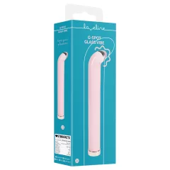 Loveline - G-spot glass vibrator (pink)