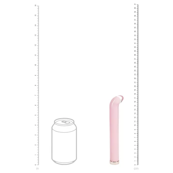 Loveline - G-spot glass vibrator (pink)