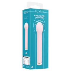 Loveline - glass vibrator with rounded head (pink)