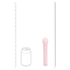 Loveline - glass vibrator with rounded head (pink)