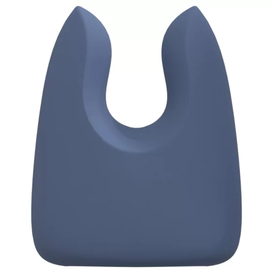 Loveline - interchangeable‑head vibrator set (blue‑grey)