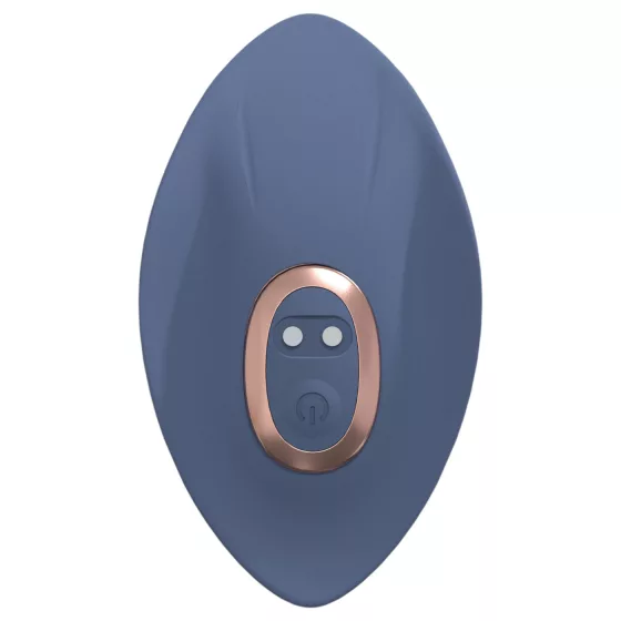 Loveline - interchangeable‑head vibrator set (blue‑grey)