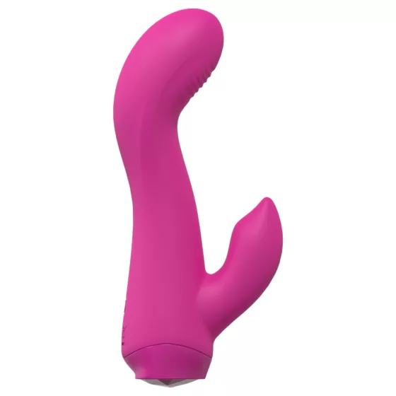 Loveline - curved bunny mini vibrator (pink)