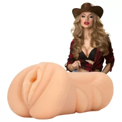   S-Line Cowgirl - realistic vagina masturbator (flesh-coloured)