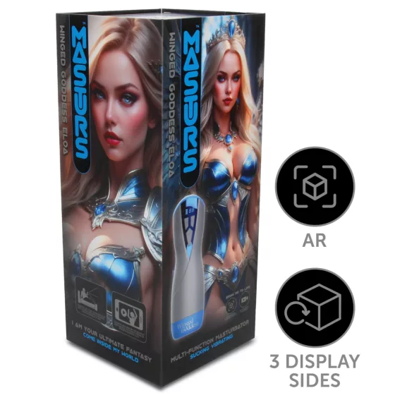 Masturs Eloa - Suction-Vibrating AR Masturbator (Gray)