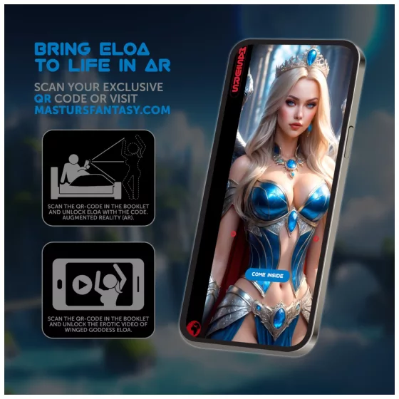 Masturs Eloa - Suction-Vibrating AR Masturbator (Gray)