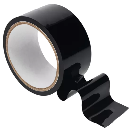 Ouch! - self-adhesive bondage tape (black) - 20 m