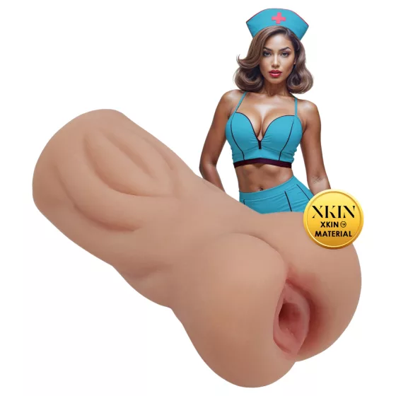 XKIN Naughty Nurse Trixie - lifelike vagina masturbator (natural skin tone)
