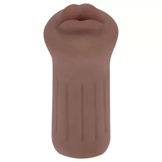 XKIN - artificial mouth masturbator - S (dark natural)
