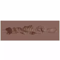 XKIN - artificial mouth masturbator - S (dark natural)