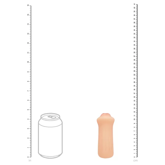 XKIN - lifelike artificial mouth masturbator - S (natural)