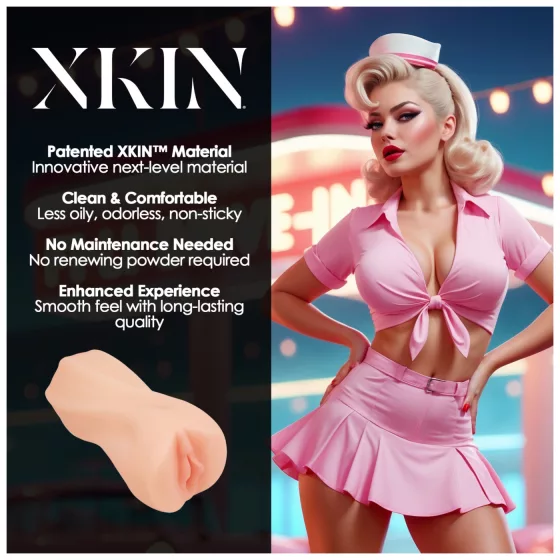 XKIN Cutie Darla - lifelike vagina masturbator (natural)