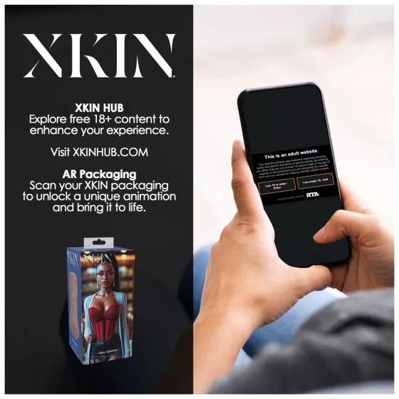 XKIN Librarian Paige - lifelike vagina masturbator (natural)