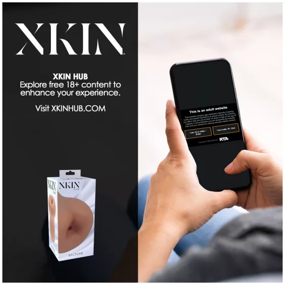 XKIN - lifelike male butt masturbator - M (dark natural)