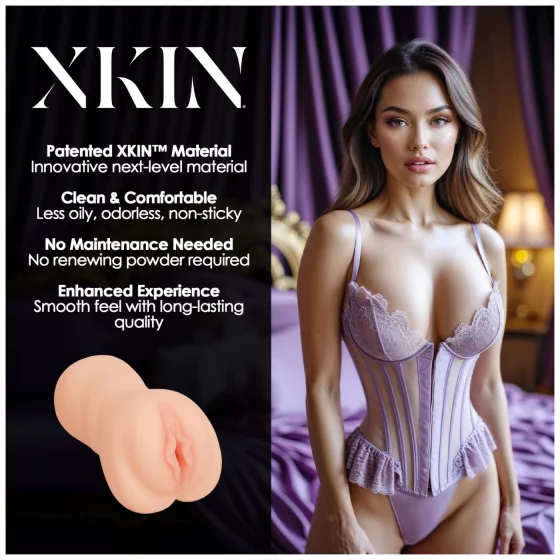 XKIN Sweet Delilah - lifelike vagina masturbator (natural)