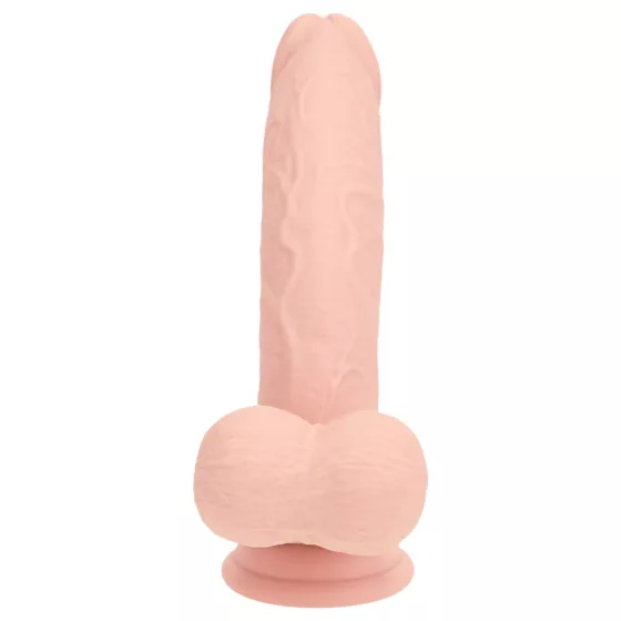 RealRock - dual-density realistic vibrator (flesh coloured) - 15 cm