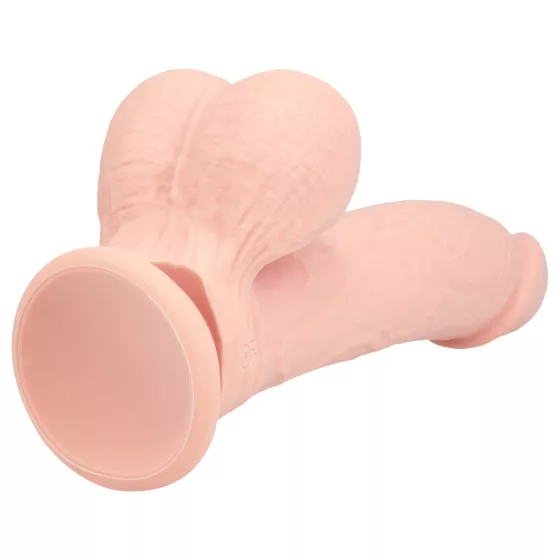 RealRock - dual-density realistic vibrator (flesh coloured) - 15 cm