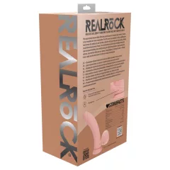  RealRock - dual-density realistic vibrator (flesh-coloured) - 18 cm
