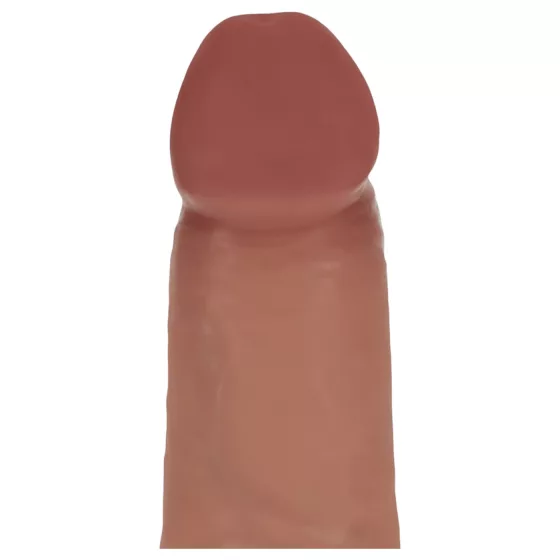 RealRock - double-density realistic dildo (tanned) - 15.5 cm