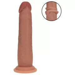 RealRock - Dual-Density Realistic Dildo (Tan) - 18.5 cm
