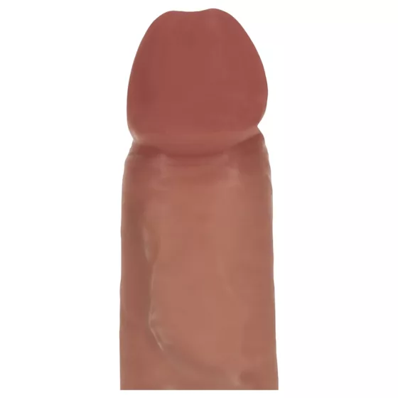 RealRock - Dual-Density Realistic Dildo (Tanned) - 18.5 cm