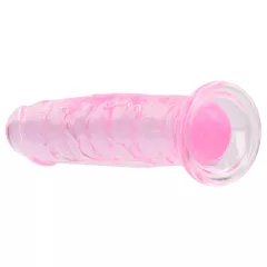 RealRock - realistic dildo with suction cup (pink) - 12.7 cm