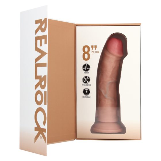 REALROCK - Suction Cup Vibrator - Natural (8)"