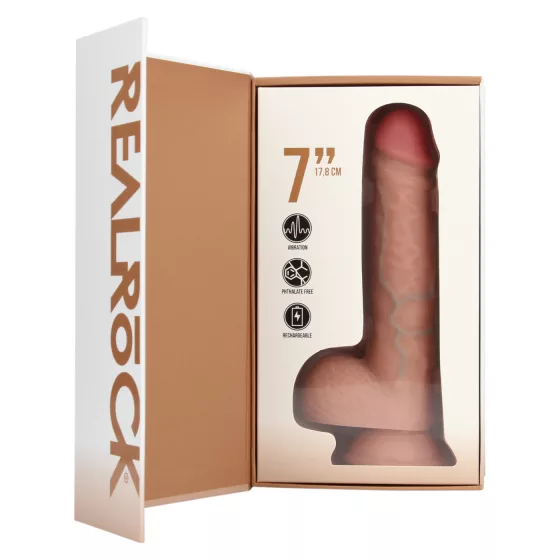 REALROCK - Natural Suction Cup Vibrator (18cm)