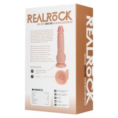 REALROCK - Natural Suction Cup Vibrator (18cm)