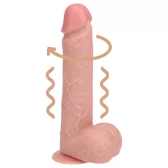 RealRock - rotating vibrator (flesh-coloured, 20.5 cm)
