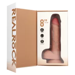 RealRock - rotating vibrator (flesh-coloured, 20.5 cm)