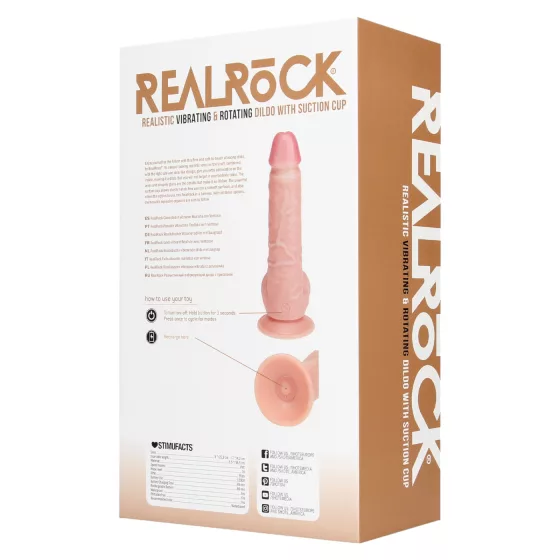 REALROCK - Rotating Vibrator - Natural (20.5cm)