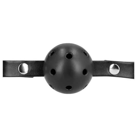 Ouch! - Black Muzzle with Built-In Mouth Gag
