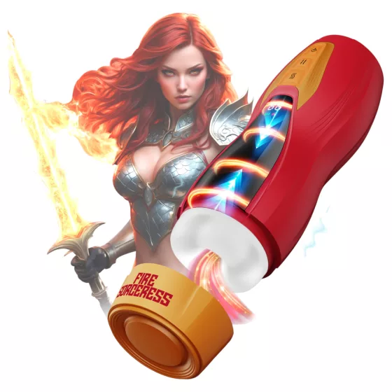 Masturs Solara - Warming Up-Down Motion AR Masturbator (Red)