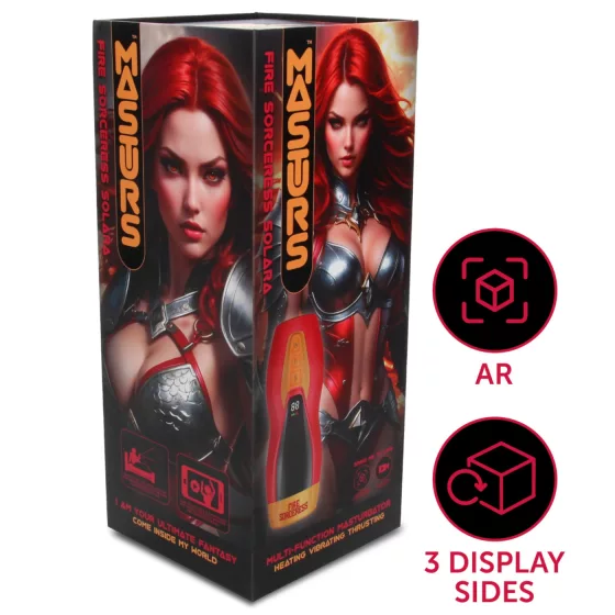 Masturs Solara - Warming Up-Down Motion AR Masturbator (Red)