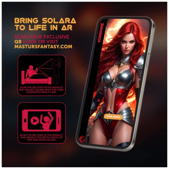 Masturs Solara - Warming Up-Down Motion AR Masturbator (Red)