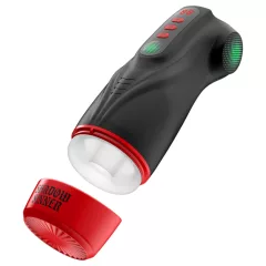 Masturs Raven - Sucking-Vibrating AR Masturbator (Black)