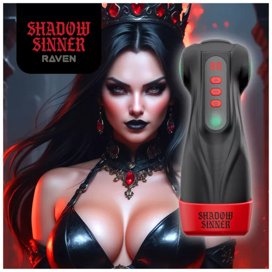 Masturs Raven - Sucking-Vibrating AR Masturbator (Black)