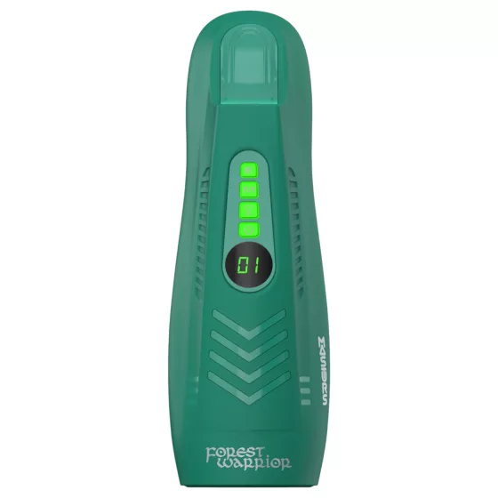 Masturs Ayla - Moaning Suction Vibrating AR Masturbator (Green)