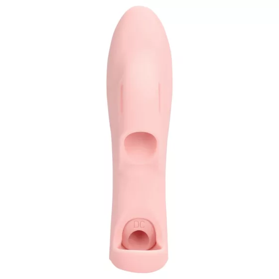 Loveline - Ribbed Finger Vibrator (Pink)