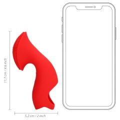 Loveline - stimulating finger vibrator (red)
