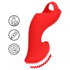Loveline - stimulating finger vibrator (red)