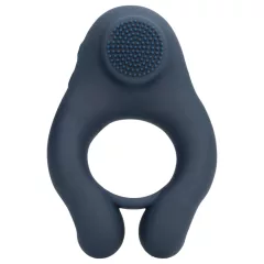   Loveline - Vibrating Penis Ring with Clitoral Stimulator (Gray)