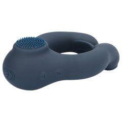   Loveline - Vibrating Penis Ring with Clitoral Stimulator (Gray)