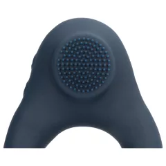   Loveline - Vibrating Penis Ring with Clitoral Stimulator (Gray)