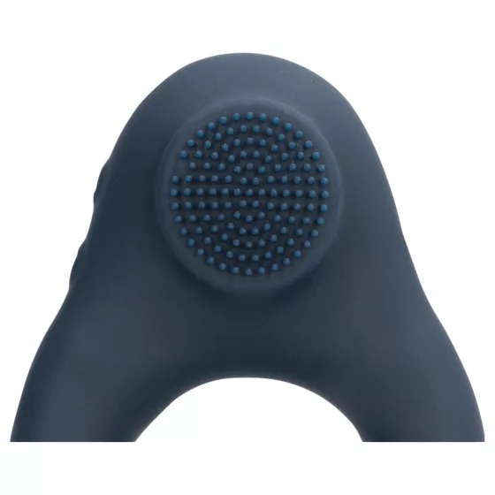 Loveline - Vibrating Penis Ring with Clitoral Stimulator (Gray)